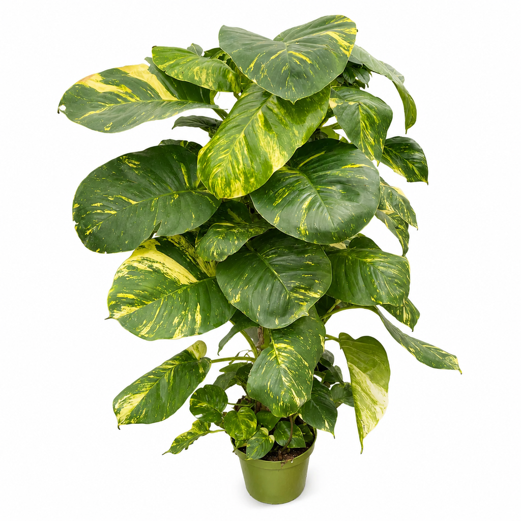 Hawaiian Pothos 3.5 feet to 5 feet tall leaves are big and healthy comes with the Stand for the Pothos