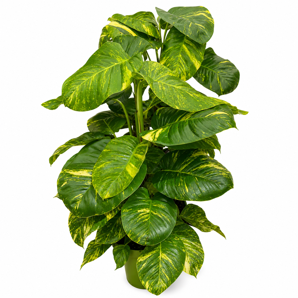 Hawaiian Pothos 3.5 feet to 5 feet tall leaves are big and healthy comes with the Stand for the Pothos