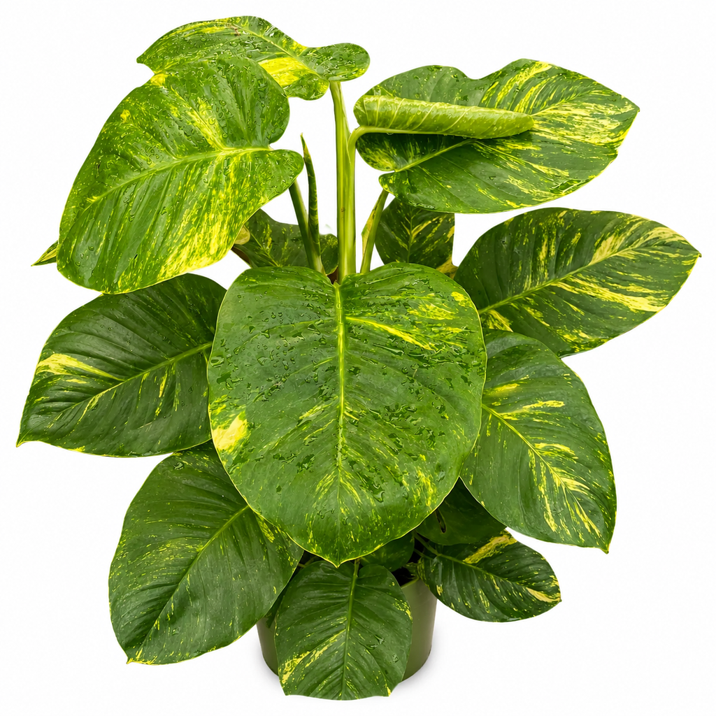 Hawaiian Pothos 3.5 feet to 5 feet tall leaves are big and healthy comes with the Stand for the Pothos